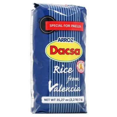 Arroz Dasca - Valencian White Short-Grain Paella Rice, 2.2lb