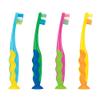 Practicon SmileGoods Y252 Child Toothbrush, Easy Grip, Suction Cup, Individually Packaged Toothbrushes, Assorted Colors, Pack of 72 view 3