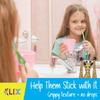 55Dental Kids Toothbrush Set of Soft Giraffe Toothbrush for Kids 3-12. Easy-Grip, Bristle Cover, Self-Standing & Splited Bottom for Cup Rim. by Lix, 4 Colors view 3