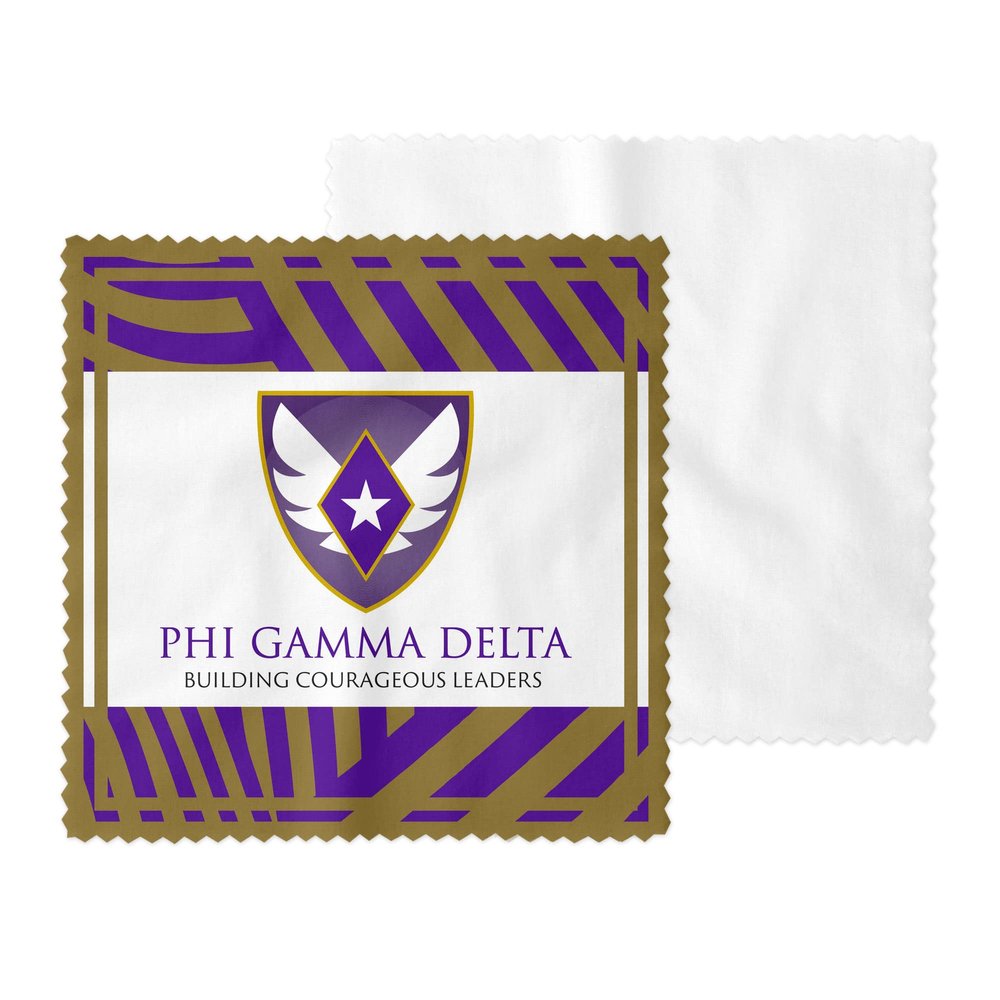 Phi Gamma Delta Eyeglass Cleaner & Microfiber Cleaning Cloth (Phi Gamma Delta - 8)