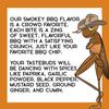 Tricky Cricky Edible Flavored Cricket Snacks for Humans - USA Grown - Unique & Healthy Gourmet Snacks for Adults - High Protein, Low Carb, Low Calorie Dried Edible Bugs for People - BBQ - 1 Oz view 2