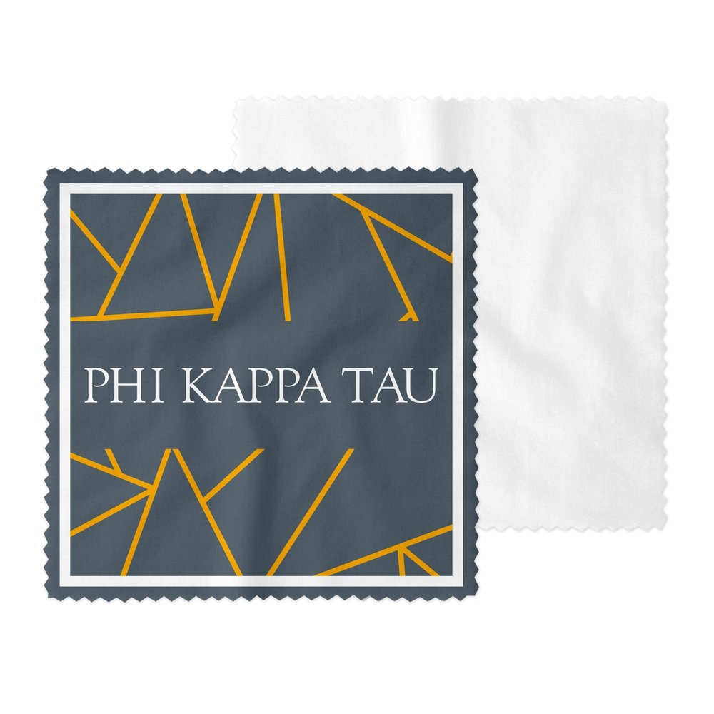 Phi Kappa Tau Eyeglass Cleaner & Microfiber Cleaning Cloth (Phi Kappa Tau - 6)