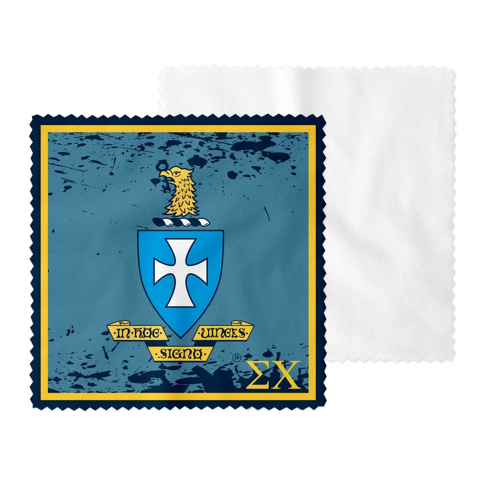 Sigma Chi Eyeglass Cleaner & Microfiber Cleaning Cloth (Sigma Chi - 20)