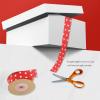 EXCEART 1roll Heart-Shaped Wedding Ribbon for Crafting Decoration Yards Red Love Ribbon for DIY Projects Valentine Day and Bridal Bouquets view 3