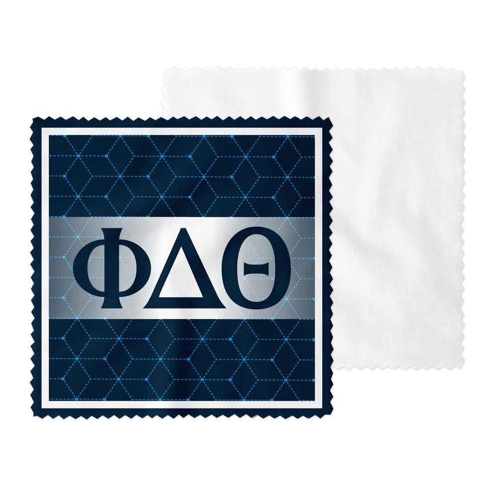Phi Delta Theta Fraternity Eyeglass Cleaner & Microfiber Cleaning Cloth (Phi Delta Theta - 8)