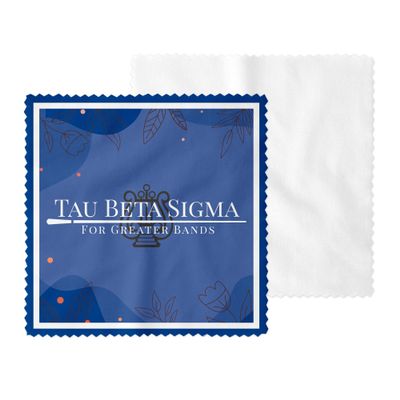 Tau Beta Sigma Sorority Eyeglass Cleaner & Microfiber Cleaning Cloth (Tau Beta Sigma - 10)
