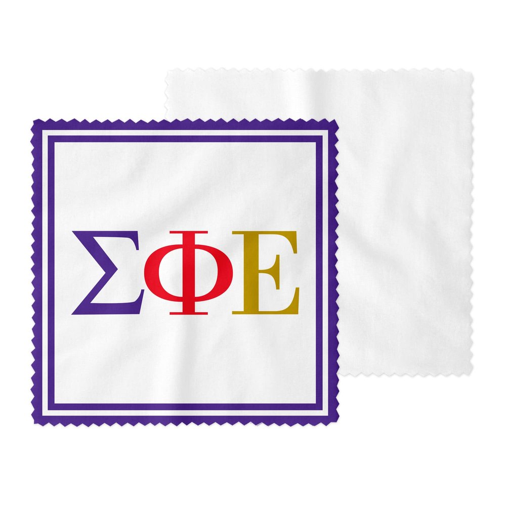 Sigma Phi Epsilon Eyeglass Cleaner & Microfiber Cleaning Cloth (Sigma Phi Epsilon - 4)