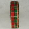 Ribbons Perfect Supplies for Tartan Plaid Christmas Ribbon 1 1/2" Wired 5 Yards #04040017 Red Green Combo for Crafts, Hair Bows, Gift Wrapping, Wedding Party Decoration and More view 2