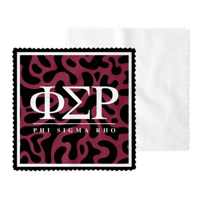 Phi Sigma Rho Sorority Eyeglass Cleaner & Microfiber Cleaning Cloth (Phi Sigma Rho 1)