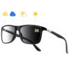 Missfive Photochromic Bifocal Reading Glasses Men Blue Light Protection, Designer Transition Retro Computer Readers Far and Near Dual-Use Lens Stylish Vintage Eyeglasses Glossy Black Eyewear, 2.5x view 1