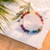 12 Zodiac Signs Bracelet, Healing Crystal Chakra Bracelet, 8mm beads Constellations Bracelet, Stress Worry Relief Meditation Protection Yoga Bracelet view 2