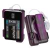 Healvaluefit Tslim x2 Pump Case with Clip, Tandem Tslim Pump Case with 360 Rotatable Clip, Tandem Tslim x2 Pump Accessories, Friendly to Screen Protector, Compatible with t:Slim, t:Slim G4 (Purple) view 1