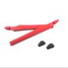 Caulo Replacement Ear Socks Sleeves + Nose Pads Compatible with Oakley Crosslink OX8027 OX8029 OX8030 OX8031 Glass Frames (Red - 1 Set) view 1