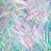 Zwish 150 Grams / 5.3 Oz Sparkly Easter Grass Iridescent Film PP Hamper Shreds & Strands Shredded Crinkle Confetti for Gift Wrapping & Basket Filler Wedding Birthday Bridesmaid view 1