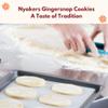 Nyakers Pepparkakor Swedish Ginger Snaps Cookies, Vegan Cookies, Dairy-Free Snacks, Gourmet Cookies, Food Gift for Holidays, Valentines Day, Thanksgiving - Packed in a Beautiful Tin - 14.11oz (Blue) view 4