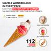 OLDSOUL Professional Cone Waffle Mix | Vanilla Flavour | Batter Mix | 5 Lbs | 112 Waffles (5 Lbs, Traditional) view 2