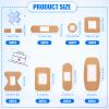 400 Pcs Bandages Bulk Various Sizes Food Service Waterproof Adhesive Bandages Sterile Processing Non Stick Strips Pad for First Aid & Wound Care Protection(8 Styles) view 2