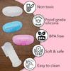 Gadgetime USA Baby Finger Toothbrush Set - Silicone Toddler Toothbrush with 3 Cases in Blue, Pink & Clear - Newborn Oral Massager view 3