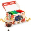 CHAYAM Assorted Tea Bags Variety Pack | 20 Pyramid Tea Bags - 5 Flavours x 4 each | Tea Bag Sampler Assortment | Green Tea, Herbal Tea Gift Box view 1