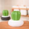 Cactus Shaped Brush with Handle Remover Detachable Dish Bowl Ball Dish Pot Sink Washing Tool Kitchen Scrubber for Kitchen Black view 4