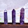 1PCNatural Amethyst Point Crystal Healing Energy Stone Natural Quartz Home Decor Reiki Polished Crafts Stone,Amethyst,71-80mm view 3