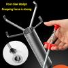 62"Drain Clog Remover Tool, Drain Cleaner Flexible Grabber Claw Reacher Tool with 4 Claws Bendable Hose Pick Up Reaching Assist Tool for Litter Pick, Home and Kitchen Sink, Drains, Toilet view 2