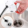 62"Drain Clog Remover Tool, Drain Cleaner Flexible Grabber Claw Reacher Tool with 4 Claws Bendable Hose Pick Up Reaching Assist Tool for Litter Pick, Home and Kitchen Sink, Drains, Toilet view 3