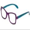 Calabria 837 Womens Metallic Reading Glasses +2.75 Purple (2 Pack) Vibrant Crystal Accents Single Power Readers Spring Hinged Hard Case Included view 2