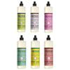 Mrs. Meyers Liquid Dish Soap 6 Scent Variety, 1 Lemon Verbena, 1 Lavender, 1 Basil, 1 Honeysuckle, 1 Peony, 1 Rosemary, 16 FL OZ Each, 1 CT view 2
