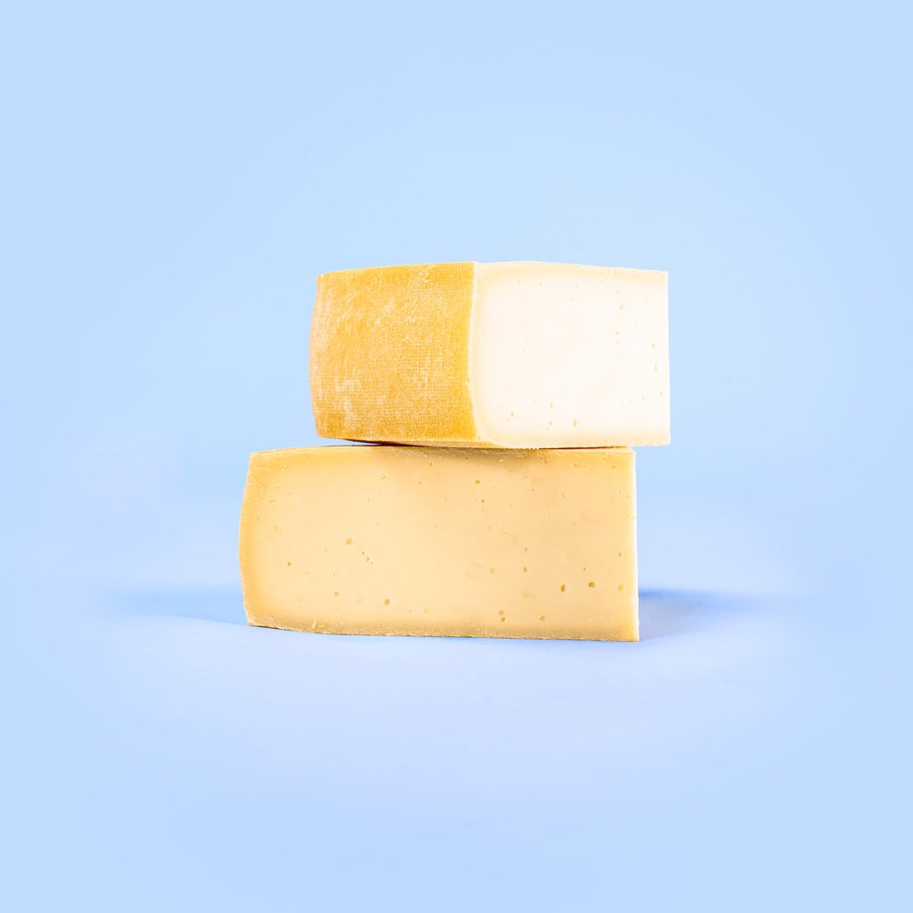 Classic Raclette Cheese - 2.5 Pounds Cut (Quarter Wheel) - 100% made in USA