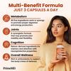 5-in-1 Ceylon Cinnamon Capsules 2355mg - Ceylon Cinnamon and Apple Cider Vinegar Capsules - Turmeric and Panax Ginseng - Cinnamon Supplements with Bioperine (120ct, Pack of 3) view 4