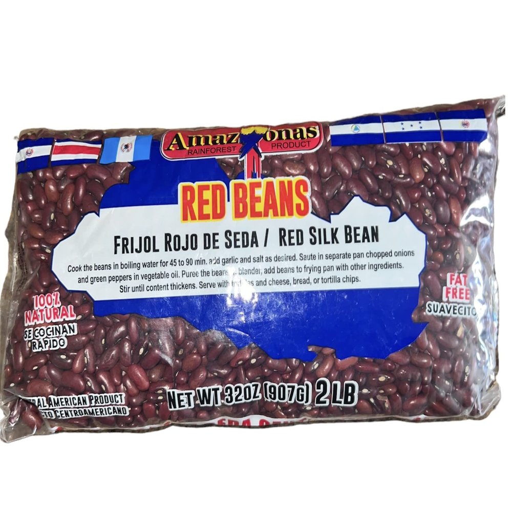frijoles de seda rojos centroamericanos 2 libras