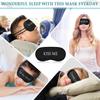 Eurzom 40 Pcs Funny Sleep Eye Mask Soft Night Mask Bulk for Sleeping Blackout Blindfolds with Adjustable Strap for Women Men Kids Nap Meditation Party Travel Gifts Favors(Black) view 4