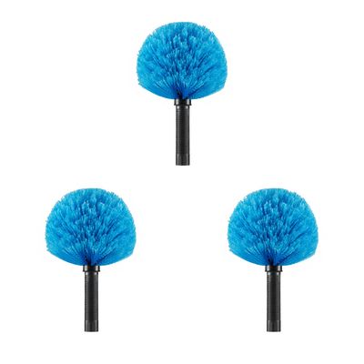 Hicavar 3pcs Screw on Cobweb Duster Replacement Head for Pole (Pole Not Included)