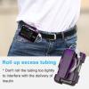 iGuerburn tSlim X2 Pump Case with 360Rotating Clip, Tandem tSlim Pump Holder Spool Up Excess Tubing, t Slim G4 Pump Accessories t:Holster Smooth Edges (Purple) view 4