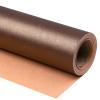 RUSPEPA Chocolate Brown Matte Wrapping Paper - Solid Color Pearly - luster Paper Perfect for Wedding, Birthday, Christmas, Baby Shower -17 Inches X 32.8 Feet view 1