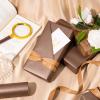 RUSPEPA Chocolate Brown Matte Wrapping Paper - Solid Color Pearly - luster Paper Perfect for Wedding, Birthday, Christmas, Baby Shower -17 Inches X 32.8 Feet view 4
