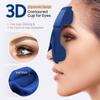 BeHoomi Sleep Mask, Premium Eye Mask for Sleeping, Total Blackout, Superior Soft Comfort, Upgraded 3D Ergonomic Designed Sleeping Mask for Home, Office, Travel, Meditation, Royal Blue view 4