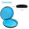 BVN Slim Retainer Case  Portable Dental Storage for Braces, Aligners & Mouth Guards | Sleek Black Protective Container for Dentures & Night Guards view 2