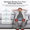 Nekteck Leg Massager for Circulation and Pain Relief, Air Compression Foot Calf Thigh Massager with 2 Heat and 3 Vibration Functions, 6 Modes 3 Intensities, Help for Muscles Relaxation view 2
