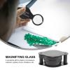 Folding Glass with Rotating Case Portable Magnifier for Reading Jewelry and Maps Optical Glass Lens for Enhanced Clarity and Durability view 2