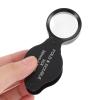 Folding Glass with Rotating Case Portable Magnifier for Reading Jewelry and Maps Optical Glass Lens for Enhanced Clarity and Durability view 3