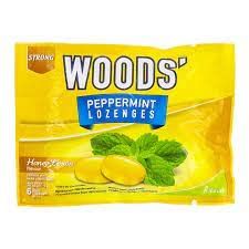 Woods Peppermint Lozenges Strong - Honey Lemon, 10 Sachets (@ 6 Lozenges)