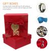 OUNONA 4pcs Wedding Packing Boxes Bridesmaid Gifts Home Supplies Durable present Storage Case Present Storage Holder present Case present Packing Case present Box Bridegroom Storage Box Polyester view 2