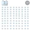 Deep Well Flip-top Clear Contact Lens Cases (100) view 2