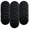 SOUJAP 22 Pack 3.15 Inch Basalt Massage Stones, Large Massage Hot Round Stones, Black Essential Basalt Rocks for Relaxation, Home Spa view 1