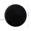 SOUJAP 22 Pack 3.15 Inch Basalt Massage Stones, Large Massage Hot Round Stones, Black Essential Basalt Rocks for Relaxation, Home Spa view 2