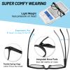 WEMOOTANTS 4 Pack Reading Glasses for Women Men, Large Square Readers 2.5 Black Frame with Spring Hinge, Mens Designer Reader Glasses 1.00 1.25 1.50 1.75 2.00 2.25 2.50 2.75 3.00 3.50 4.00 view 3