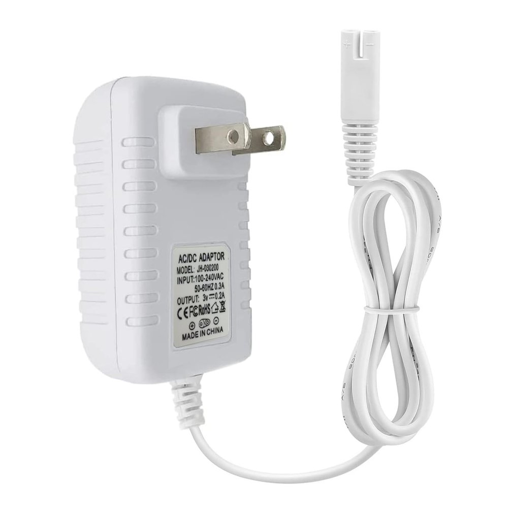Dental Flossers Charger Replacement for Waterpik WP360 WP462 WP450 WF13 WP100 Water Flosser Power Cord Adapter Replacement PartsWhite