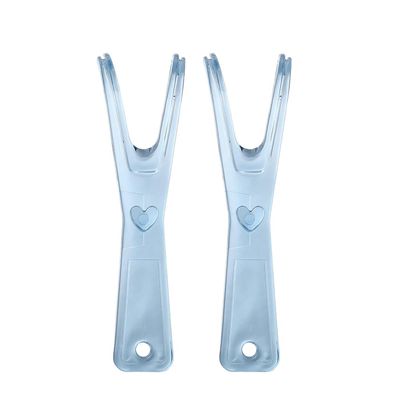 Healifty Dental Floss Holder 2 Pack - Reusable Floss Handle for Effective Tooth Cleaning Compact Rack for Easy Use Oral Care Accessory for Back Teeth and Molar Flossing